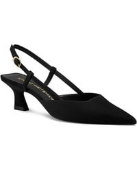 Stuart Weitzman - Vinnie 50 Slingback Suede Pumps - Lyst