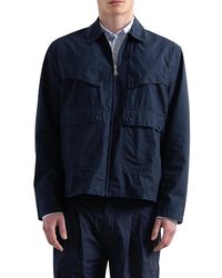 Edmmond Studios - Long Sleeve Utility Zip Jacket - Lyst