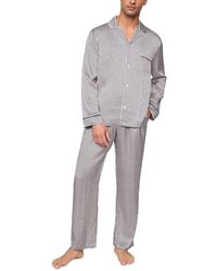 Eberjey - Charles Printed Long Sleeve Pajama Set - Lyst