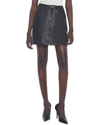 AS by DF - Ryder Upcycled Leather Skirt - Lyst