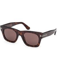 Tom Ford - Emma Square Sunglasses, 51Mm - Lyst