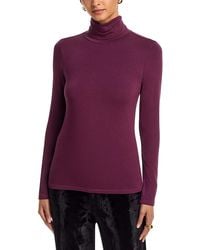 L'Agence - Lani Turtleneck Long Sleeve Top - Lyst