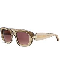 BVLGARI - Serpenti Forever Rectangular Sunglasses, 50Mm - Lyst