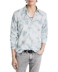John Varvatos - Bucks Tie Dyed Slim Fit Button Down Shirt - Lyst