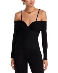 Jonathan Simkhai - Hazel Long Sleeve Top - Lyst