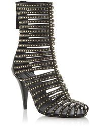 Givenchy - Cage Embellished Ankle Booties - Lyst