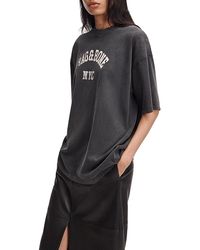 Rag & Bone - University Alex Cotton Logo Tee - Lyst