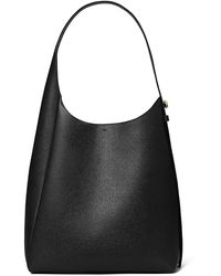 Tory Burch - 'Rony' Shoulder Bag With Thin Strap And Logo Button - Lyst