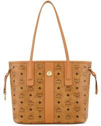 MCM - Liz Small Reversible Visetos Shopper Tote - Lyst