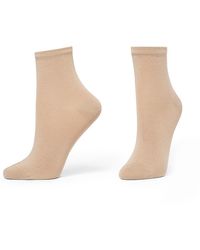 Hue - Sleek Lightweight Crew Socks - Lyst