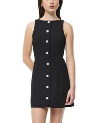 French Connection - Azra Twill Button Front Dress - Lyst