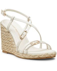 Stuart Weitzman - Georgie Espadrille Wedge Sandals - Lyst