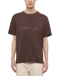 Helmut Lang - Lazer Short Sleeve Logo Tee - Lyst