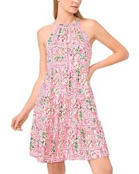 Cece - Tiered Halter Dress - Lyst