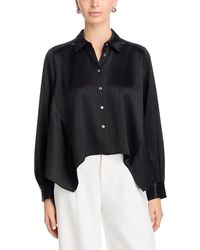 Cinq À Sept - Georgia Satin Stripe Top - Lyst