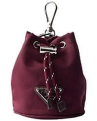 Prada - Speedrock Re-Nylon Keychain Charm - Lyst