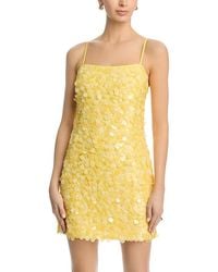 MILLY - Colette Sequin Mini Dress - Lyst