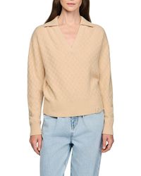 Sandro - Numae Collared Sweater - Lyst