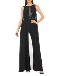 ralph lauren cape overlay jumpsuit