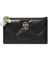 Tory Burch - Kira Diamond Quilt Leather Card Case - Lyst