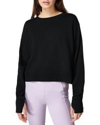 Sweaty Betty - After Class Cropped Sweatshirt - Lyst