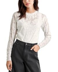 Splendid - Cecelia Floral Long Sleeve Tee - Lyst