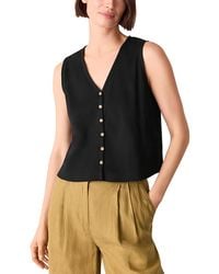 Whistles - Button Rib Tank - Lyst