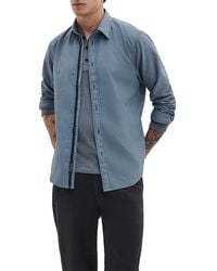 Rag & Bone - Tomlin Stretch Dobby Button Front Shirt - Lyst