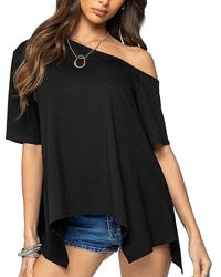 Edikted - Josy Off Shoulder Handkerchief Top - Lyst