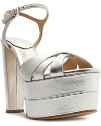 SCHUTZ SHOES - Keefa High Crossover High Heel Platform Sandals - Lyst