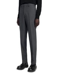 Sandro - Classic Fit Wool Suit Trousers - Lyst