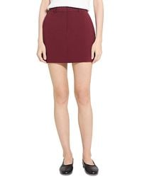 Theory - Trouser Miniskirt - Lyst