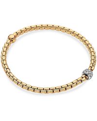 Fope - 18K Eka Diamond Flex'It Bracelet - Lyst