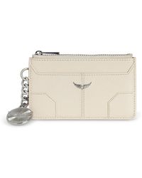 Zadig & Voltaire - Sunny Leather Card Case - Lyst