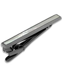 Cufflinks Inc. - Gunmetal-Tone Mother Of Pearl Inlaid Tie Clip - Lyst