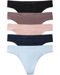 Calvin Klein - Bonded Flex Seamless Thong, Pack Of 5 - Lyst