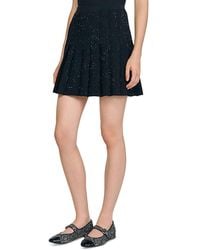 Sandro - Short Tweed Pleated Skirt - Lyst