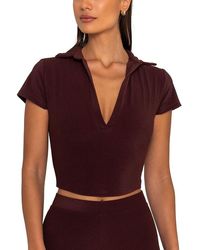 FAE - Mila Coverup Polo - Lyst