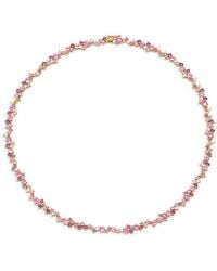 Sydney Evan - 14K Wicked Sapphire, Amethyst, & Diamond Glinda Collar Necklace, 16 - Lyst