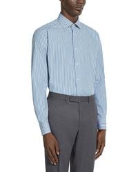ZEGNA - Centoventimila Button Front Shirt - Lyst
