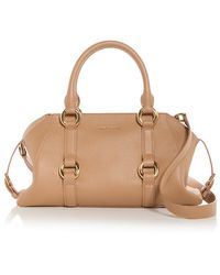 McQueen - Farringdon Small Leather Top Handle Bag - Lyst