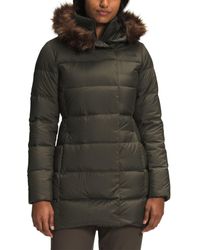 The North Face - New Dealio Hooded Faux Fur Trim Down Parka - Lyst