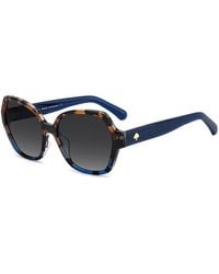 Kate Spade - Layne Square Geometrical Sunglasses, 57Mm - Lyst
