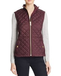 burberry quilted vest womens