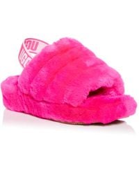 ugg slippers in pink