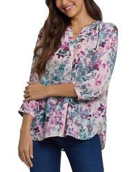 NYDJ - Pintuck Blouse - Lyst