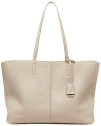 Maison De Sabre - Large Leather Zipped Soft Tote - Lyst