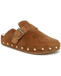 Veronica Beard - Fern-2 Studded Clog Flats - Lyst