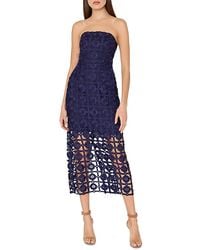 MILLY - Kait Tile Lace Dress - Lyst