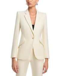 McQueen - Single Breasted Fine Wool Blazer - Lyst